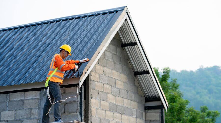 Professional metal roof installation in Batavia, IA